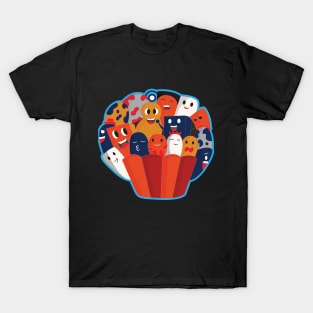 Doodle characters T-Shirt